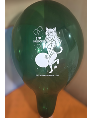 14 inch mira cat girl Cattex Crystal balloons i love balloons looner