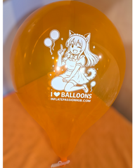 18 inch Cattex Crystal balloons i love balloons girl looner