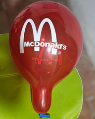 18 inch Cattex Crystal mcdonald balloons looner