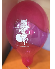 25pcs 14 inch mira cat girl Cattex Crystal balloons i love balloons