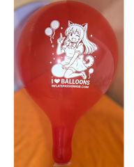 25pcs 18 inch Cattex Crystal balloons i love balloons looner