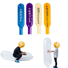 1 Stück 700 lange Streifenballons Looners