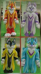 Disfraz inflable de tigre