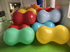 Pelota de playa inflable con rodillo